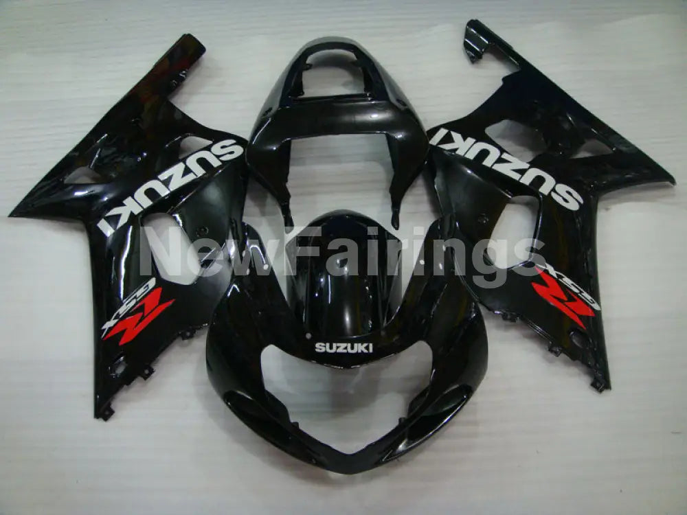 All Black Factory Style - GSX-R600 01-03 Fairing Kit -