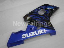 Load image into Gallery viewer, Black and Blue Flame - GSX-R600 04-05 Fairing Kit - Vehicles