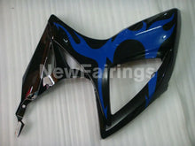 Load image into Gallery viewer, Black and Blue Flame - GSX-R600 06-07 Fairing Kit -