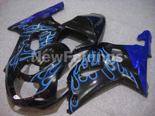 Load image into Gallery viewer, Black and Blue Flame - GSX-R750 00-03 Fairing Kit Vehicles