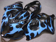 Load image into Gallery viewer, Black and Blue Flame - GSX1300R Hayabusa 99-07 Fairing Kit