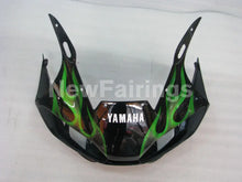 Load image into Gallery viewer, Black and Green Flame - YZF-R6 98-02 Fairing Kit Vehicles &amp; Parts &gt; Vehicle Parts &amp; Accessories &gt; Motor Vehicle Parts &gt;