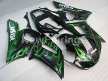 Load image into Gallery viewer, Black and Green Flame - YZF-R6 98-02 Fairing Kit Vehicles &amp; Parts &gt; Vehicle Parts &amp; Accessories &gt; Motor Vehicle Parts &gt;