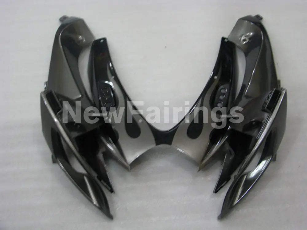 Black and Grey Flame - GSX-R600 06-07 Fairing Kit -