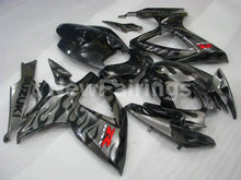 Load image into Gallery viewer, Black and Grey Flame - GSX-R600 06-07 Fairing Kit -