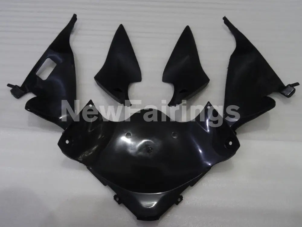 Black and Grey Flame - GSX-R600 06-07 Fairing Kit -