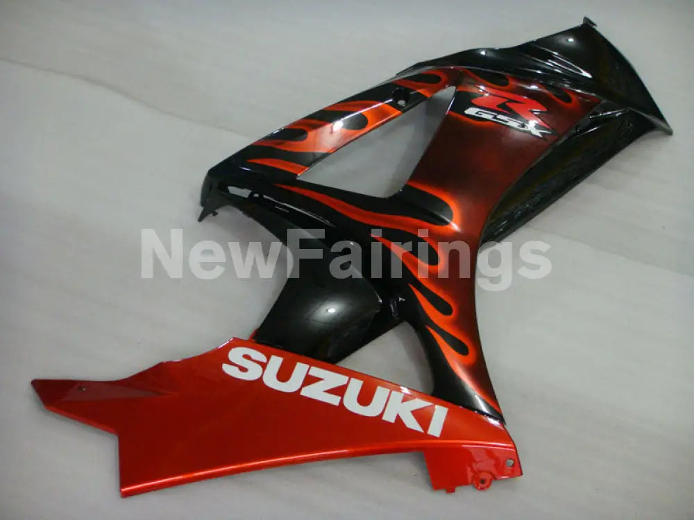 Black and Red Flame - GSX - R1000 07 - 08 Fairing Kit