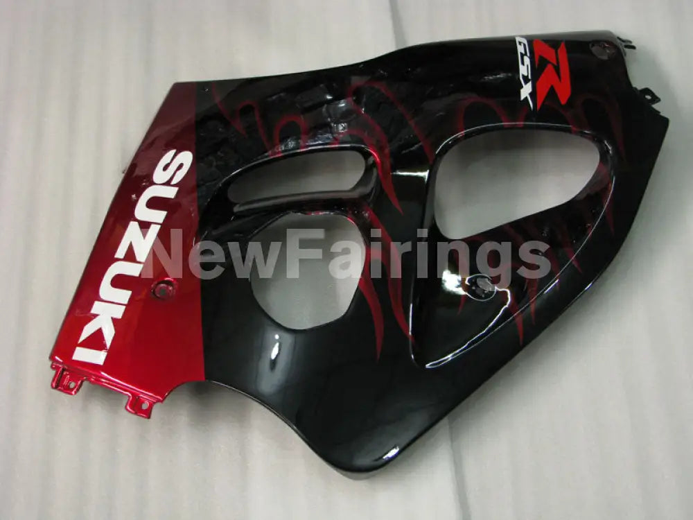 Black and Red Flame - GSX-R600 96-00 Fairing Kit - Vehicles