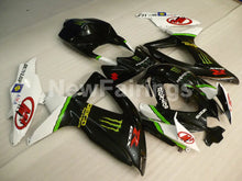 Load image into Gallery viewer, Black and White Green Monster - GSX-R600 08-10 Fairing Kit