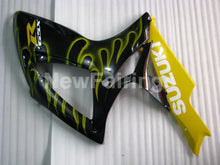 Load image into Gallery viewer, Black and Yellow Flame - GSX-R600 06-07 Fairing Kit -