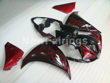 Load image into Gallery viewer, Black Red Flame - YZF-R1 12-14 Fairing Kit - Vehicles &amp;