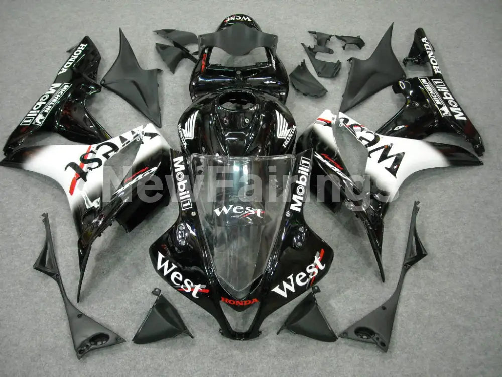 Black White West - CBR600RR 07-08 Fairing Kit - Vehicles &