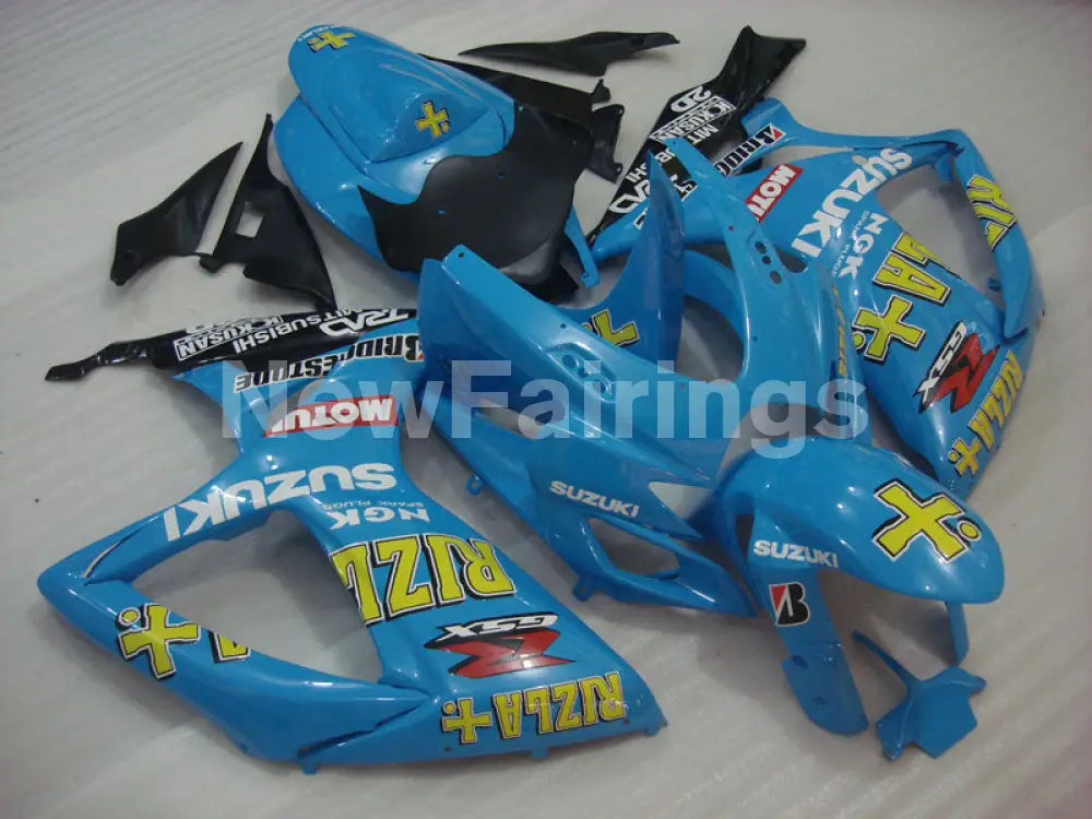 Blue and Black Rizla - GSX-R600 06-07 Fairing Kit