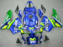 Load image into Gallery viewer, Blue and Green Movistar - CBR600RR 03-04 Fairing Kit -