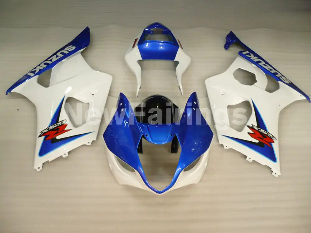 Blue and White Factory Style - GSX - R1000 03 - 04 Fairing