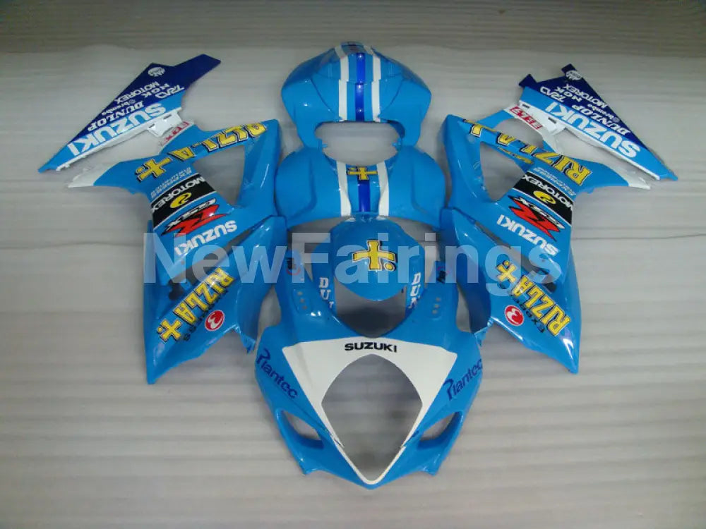 Blue and White Rizla - GSX - R1000 07 - 08 Fairing Kit