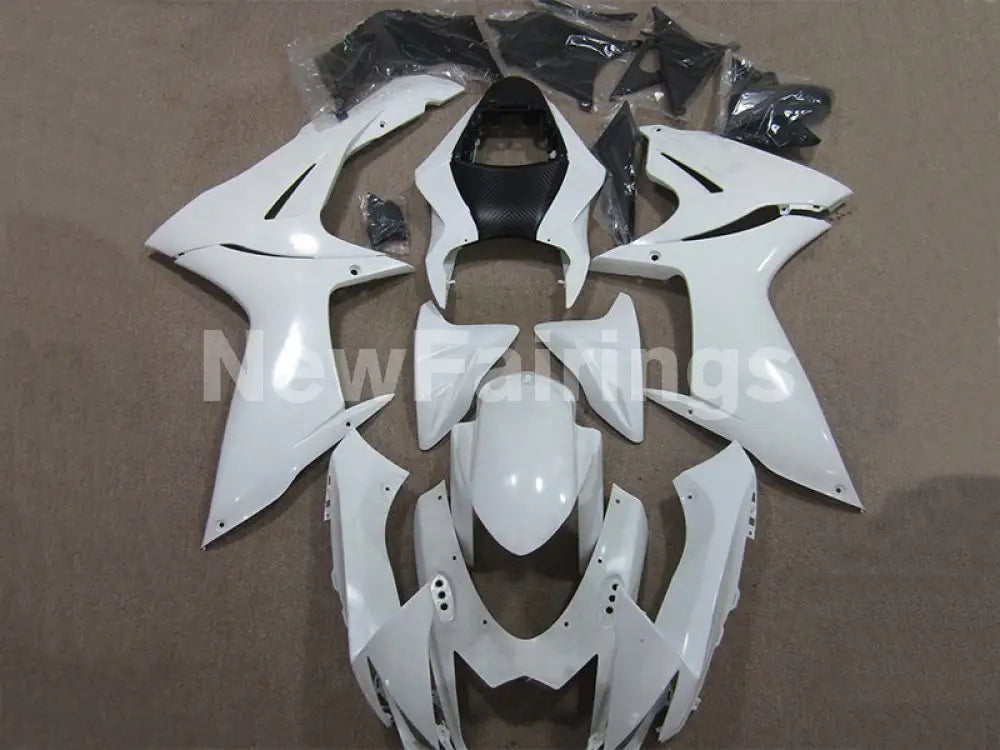 Gloss White No decals - GSX-R600 11-24 Fairing Kit