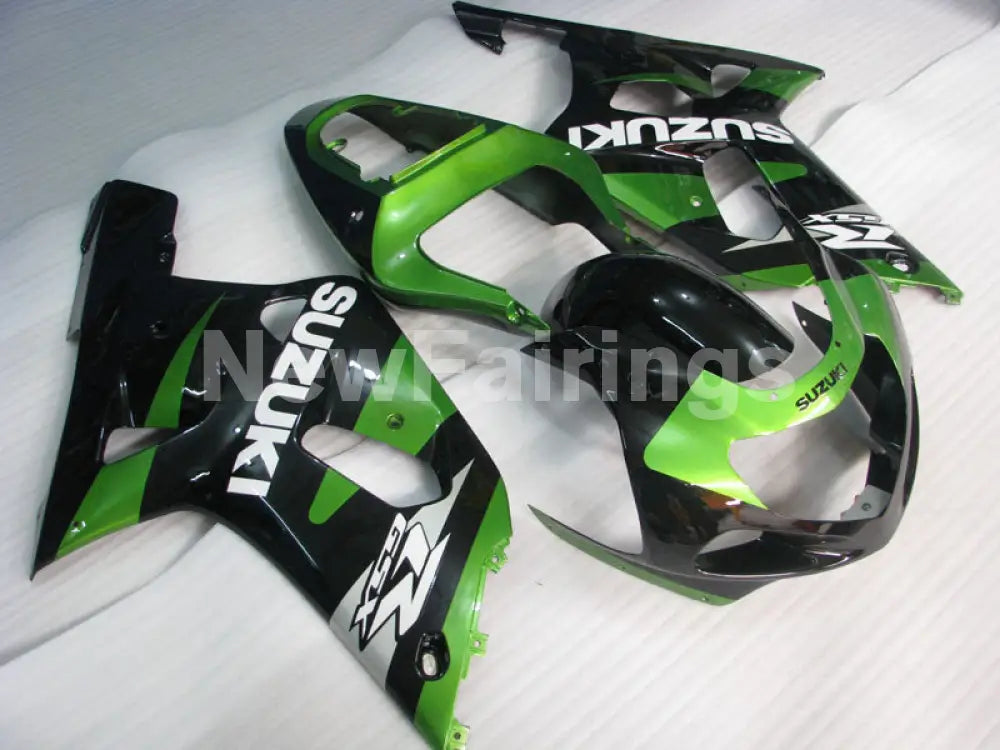 Green and Black Factory Style - GSX-R750 00-03 Fairing Kit