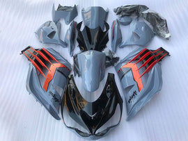 Grey and Red Factory Style - NINJA ZX-14R 12-25 Fairing Kit