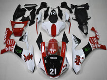 Load image into Gallery viewer, Number 21 Red and White Black Monster - YZF-R1 15-19 Fairing Kit