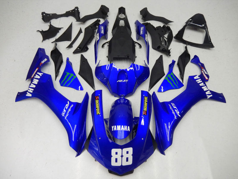 Blue and Black Factory Style - YZF-R1 15-19 Fairing Kit