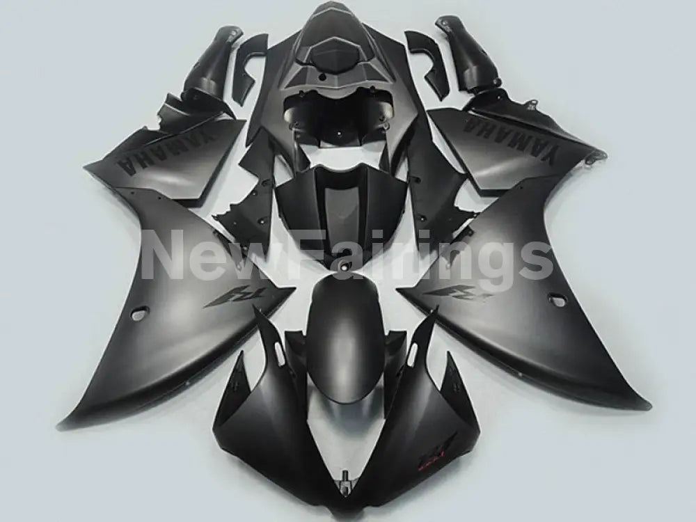 Matte Black black decals Factory Style - YZF-R1 09-11