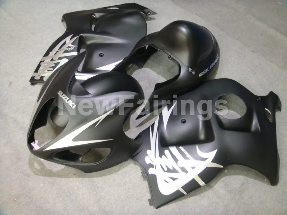 Matte Black with silver decals Factory Style - GSX1300R