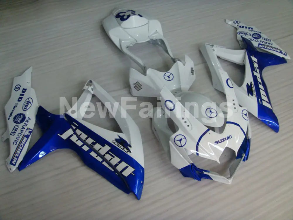 Number 23 White and Blue Jordan - GSX-R600 08-10 Fairing