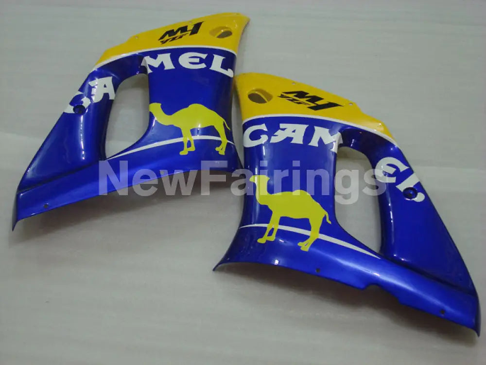 Number 46 Yellow and Blue Camel - YZF-R6 98-02 Fairing Kit Vehicles & Parts > Vehicle Parts & Accessories > Motor