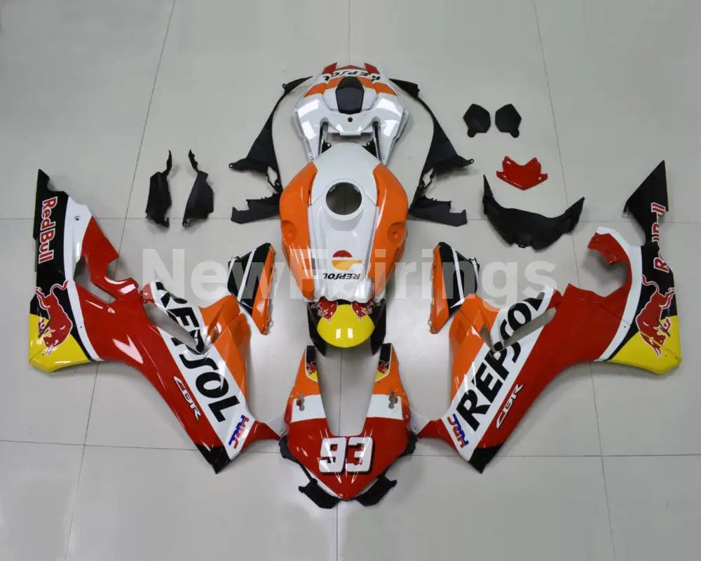 Number 93 White and Orange Red Repsol - CBR1000RR 17-23