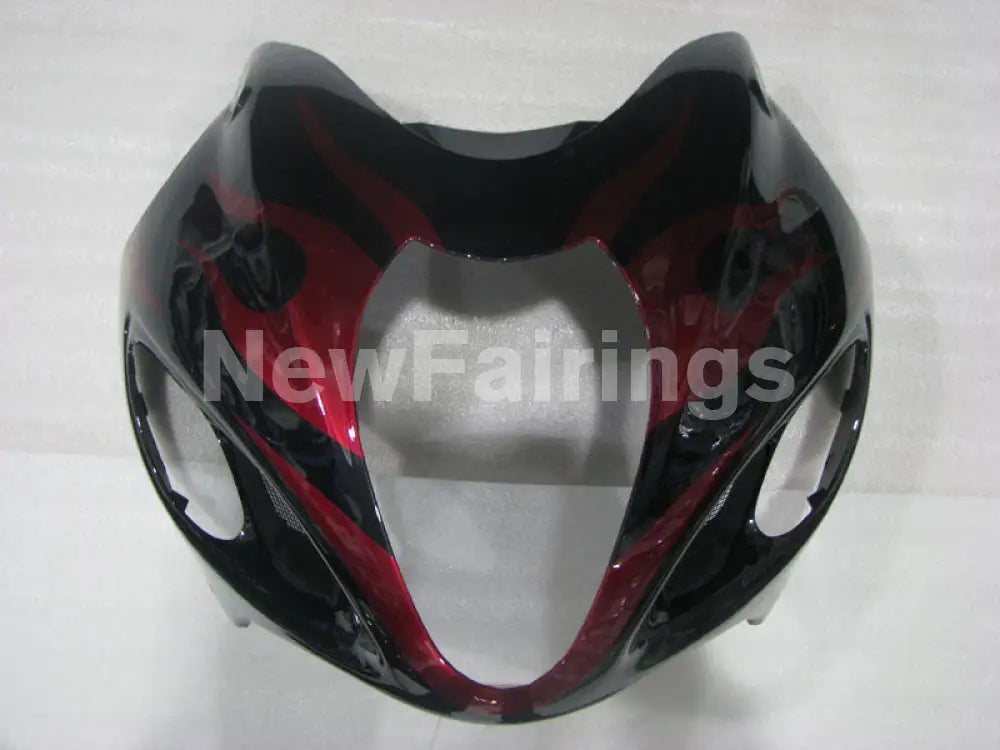 Red and Black Flame - GSX1300R Hayabusa 99-07 Fairing Kit