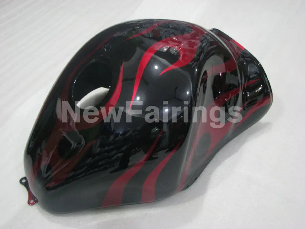 Red and Black Flame - GSX1300R Hayabusa 99-07 Fairing Kit