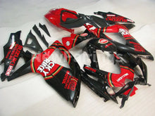 Load image into Gallery viewer, Red and Black Lucky Strike - GSX-R750 08-10 Fairing Kit