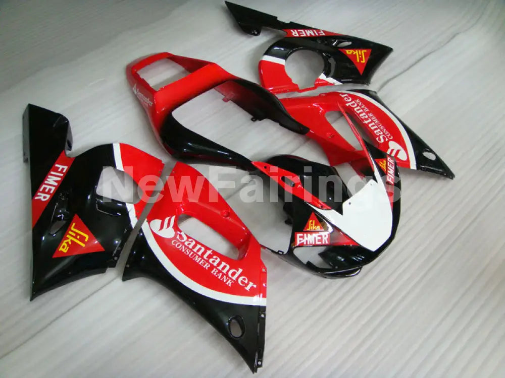 Red and Black Santander - YZF-R6 98-02 Fairing Kit Vehicles & Parts > Vehicle Parts & Accessories > Motor Vehicle Parts