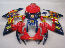 Load image into Gallery viewer, Red and Blue Yellow FCB - GSX-R600 06-07 Fairing Kit -