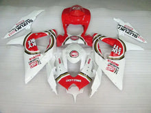 Load image into Gallery viewer, Red and White Lucky Strike - GSX-R750 08-10 Fairing Kit