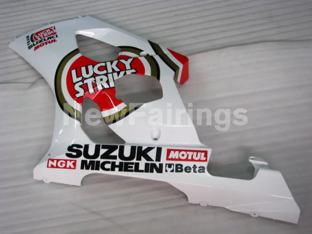 Red White Lucky Strike - GSX - R1000 03 - 04 Fairing Kit