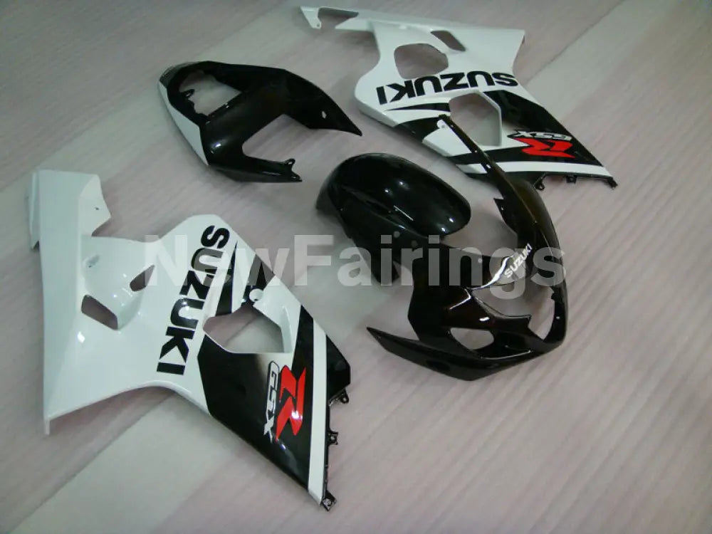 White and Black Factory Style - GSX-R750 04-05 Fairing Kit