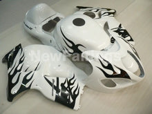 Load image into Gallery viewer, White and Black Flame - GSX1300R Hayabusa 99-07 Fairing Kit