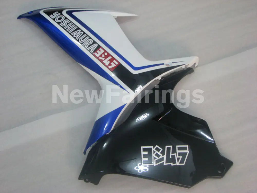 White and Blue Black Yoshimura - GSX-R600 11-24 Fairing Kit