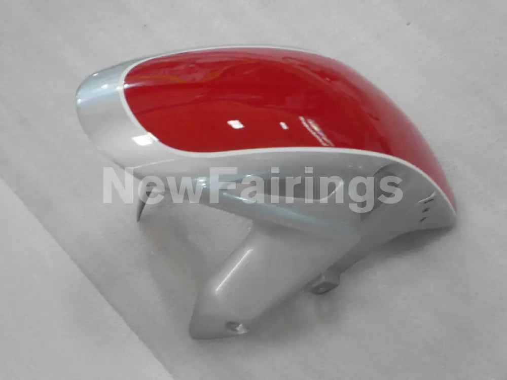 White and Red Silver No decals - CBR1000RR 08-11 Fairing Kit