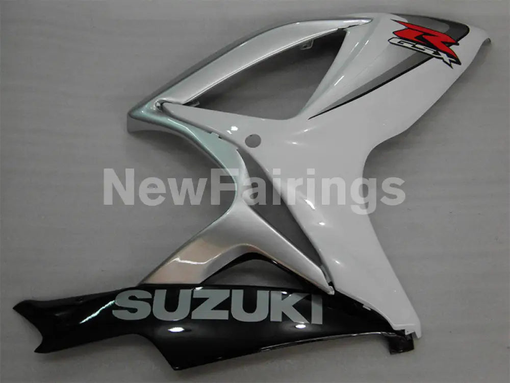 White and Silver Black Factory Style - GSX-R600 06-07