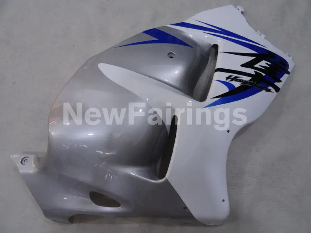 White and Silver Blue Factory Style - GSX1300R Hayabusa