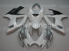 Load image into Gallery viewer, White and Silver Factory Style - GSX-R600 06-07 Fairing Kit