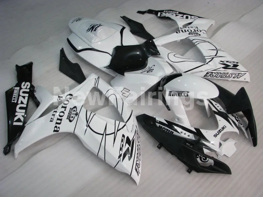 White Black Corona - GSX-R600 06-07 Fairing Kit - Vehicles