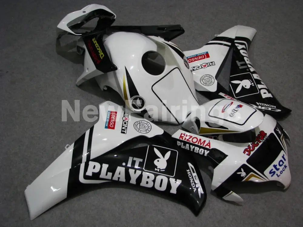 White Black Playboy - CBR1000RR 08-11 Fairing Kit - Vehicles