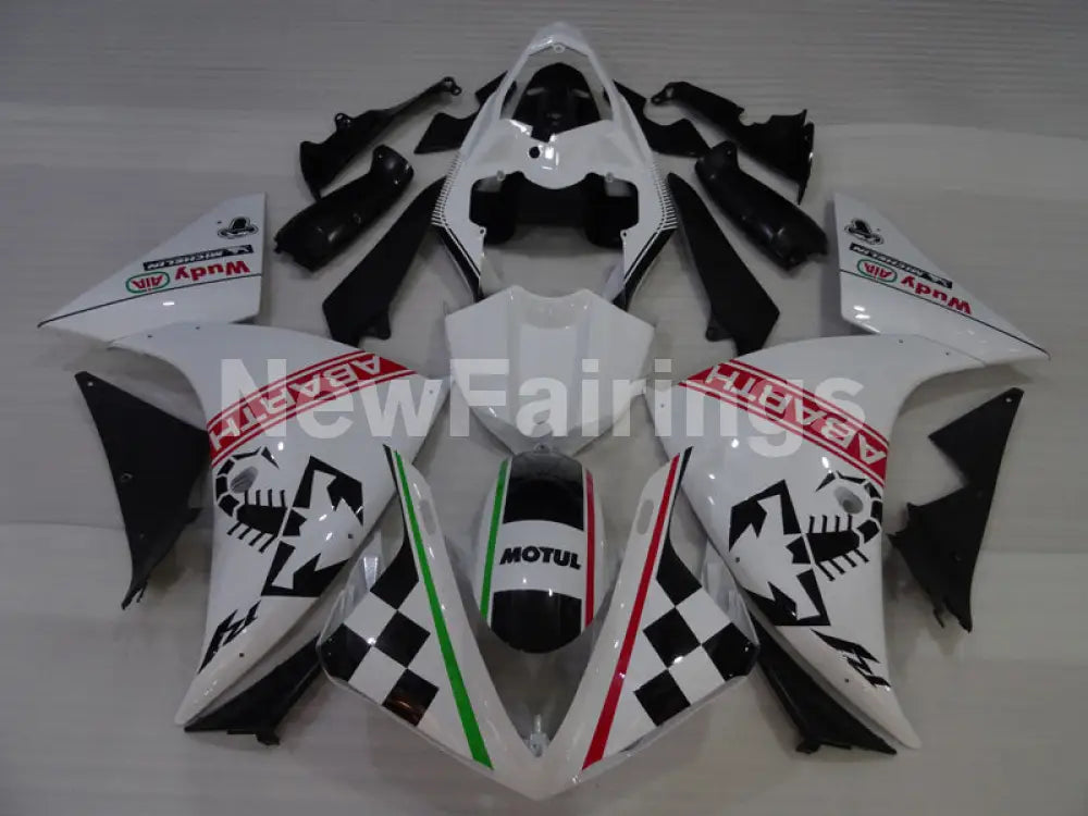 White Black Scorpion - YZF-R1 12-14 Fairing Kit - Vehicles