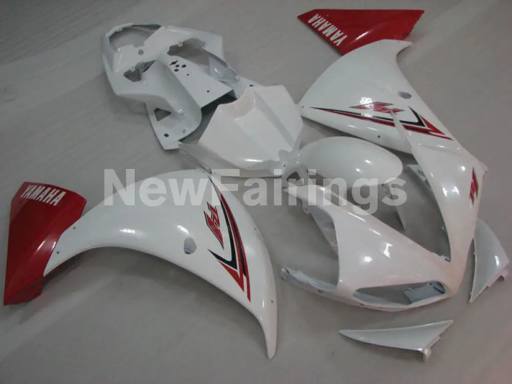 White Red Factory Style - YZF-R1 09-11 Fairing Kit