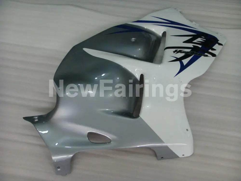 White Silver and Blue Factory Style - GSX1300R Hayabusa