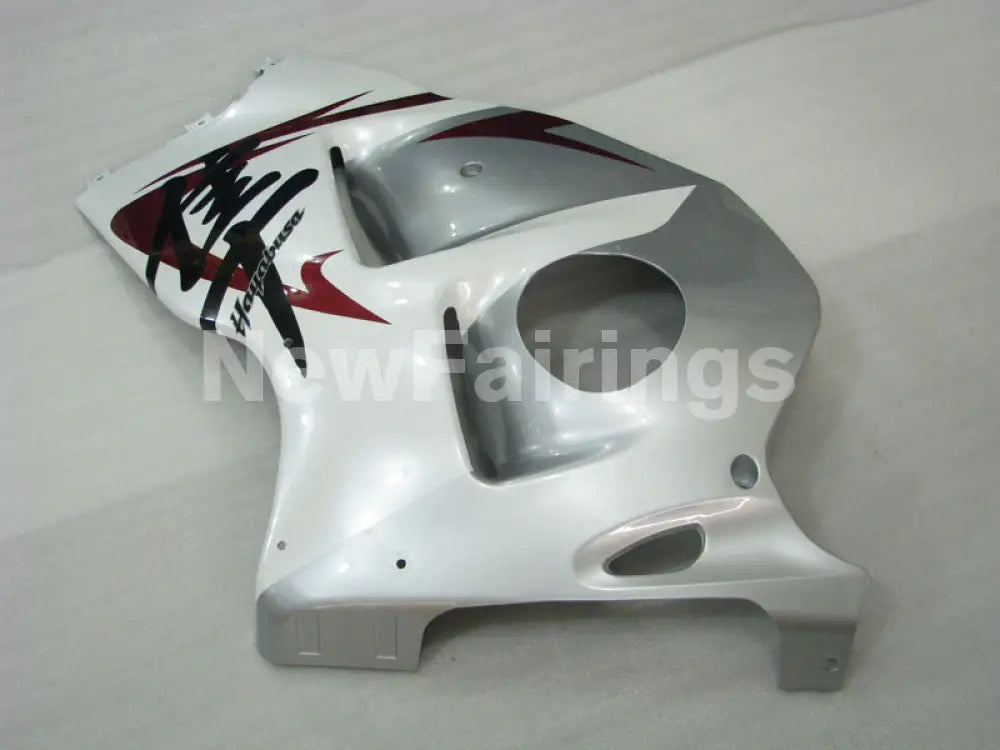 White Silver and Wine red Factory Style - GSX1300R Hayabusa
